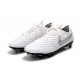 Crampons Nike Tiempo Legend VIII Elite SG-Pro Blanc Platine Gris