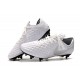 Crampons Nike Tiempo Legend VIII Elite SG-Pro Blanc Platine Gris