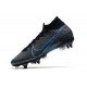 Nike Mercurial Superfly VII Elite SG-Pro AC Noir Bleu