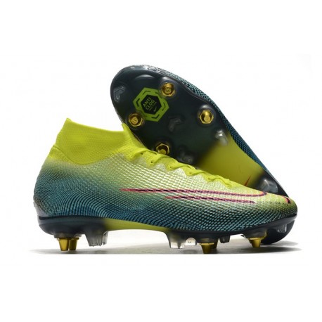 Nike Mercurial Superfly VII Elite SG-Pro AC Citron Noir Vert