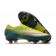 Nike Mercurial Vapor 13 Elite SG PRO AC Flyknit 360 Citron Noir Vert