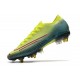 Nike Mercurial Vapor 13 Elite SG PRO AC Flyknit 360 Citron Noir Vert