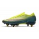 Nike Mercurial Vapor 13 Elite SG PRO AC Flyknit 360 Citron Noir Vert