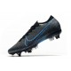 Nike Mercurial Vapor 13 Elite SG PRO AC Flyknit 360 Noir Bleu