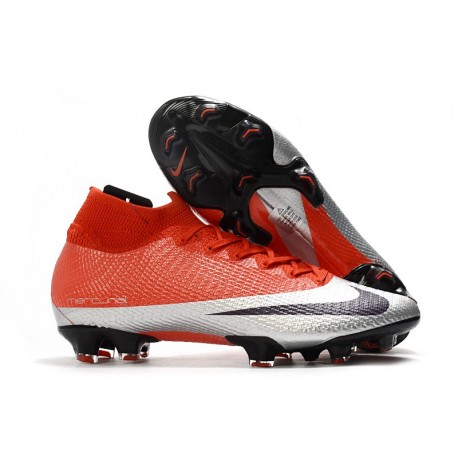 Nike Crampon Mercurial Superfly 7 Elite FG -Future DNA Rouge Argent