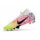 Neymar Nike Mercurial Superfly VII Elite DF FG - Blanc Noir Bleu Volt
