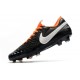 Nike Crampons Nouvelles Tiempo Legend VIII Elite FG Noir Blanc Orange