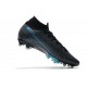 Crampon Nike Mercurial Superfly VII Elite AG-Pro Noir Bleu