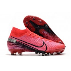 Crampon Nike Mercurial Superfly VII Elite AG-Pro Cramoisi Noir