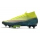 Crampon Nike Mercurial Superfly VII Elite AG-Pro Citron Noir Vert