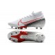 Crampon Nike Mercurial Superfly VII Elite AG-Pro Blanc Rouge