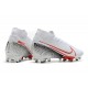 Crampon Nike Mercurial Superfly VII Elite AG-Pro Blanc Rouge