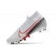 Crampon Nike Mercurial Superfly VII Elite AG-Pro Blanc Rouge