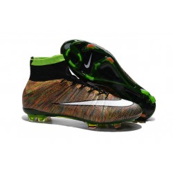 Crampon Chaussure Meilleur Nike Mercurial Superfly 4 FG Multicolore Blanc