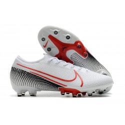 Nike MERCURIAL VAPOR 13 ELITE AG-PRO Blanc Cramoisi