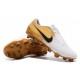 Chaussures de Foot Nike Phantom Vnm Elite FG - Blanc Or Noir