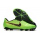 Chaussures de Foot Nike Phantom Vnm Elite FG -Vert Noir