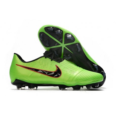 Chaussures de Foot Nike Phantom Vnm Elite FG -Vert Noir