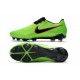 Chaussures de Foot Nike Phantom Vnm Elite FG -Vert Noir