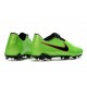 Chaussures de Foot Nike Phantom Vnm Elite FG -Vert Noir