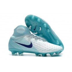 Crampons de Foot Nike Magista Obra FG ACC Homme Turq Bleu