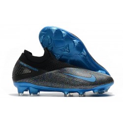 Nike Chaussure Phantom Vision 2 Elite DF FG -Noir Bleu Laser Anthracite