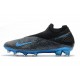 Nike Chaussure Phantom Vision 2 Elite DF FG Noir Bleu Laser Anthracite