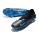 Nike Chaussure Phantom Vision 2 Elite DF FG Noir Bleu Laser Anthracite