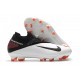 Nike Chaussure Phantom Vision 2 Elite DF FG -Blanc Noir Cramoisi