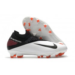 Nike Chaussure Phantom Vision 2 Elite DF FG -Blanc Noir Cramoisi