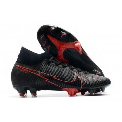 Chaussure Nike Mercurial Superfly VII Elite DF FG -Noir Rouge