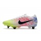 Nike Mercurial Vapor XIII Elite SG Anti Clog Neymar Blanc Noir Bleu Volt