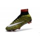 Crampon Chaussure Meilleur Nike Mercurial Superfly 4 FG Jaune Blanc