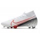 Chaussure Nike Mercurial Superfly VII Elite DF FG -Blanc Cramoisi Noir