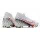 Chaussure Nike Mercurial Superfly VII Elite DF FG -Blanc Cramoisi Noir