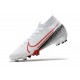 Chaussure Nike Mercurial Superfly VII Elite DF FG -Blanc Cramoisi Noir