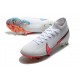 Chaussure Nike Mercurial Superfly VII Elite DF FG -Blanc Cramoisi