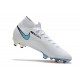 Chaussure Nike Mercurial Superfly VII Elite DF FG -Blanc Cramoisi