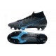 Chaussure Nike Mercurial Superfly VII Elite DF FG - Noir Bleu