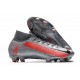 Chaussure Nike Mercurial Superfly VII Elite DF FG -Gris Noir Cramoisi