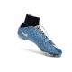 Crampon Chaussure Meilleur Nike Mercurial Superfly 4 FG Safari Bleu Blanc