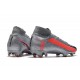 Chaussure Nike Mercurial Superfly VII Elite DF FG -Gris Noir Cramoisi