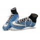 Crampon Chaussure Meilleur Nike Mercurial Superfly 4 FG Safari Bleu Blanc