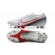 Nike Mercurial Vapor XIII Elite FG Blanc Cramoisi Noir