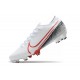 Nike Mercurial Vapor XIII Elite FG Blanc Cramoisi Noir