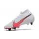 Nike Mercurial Superfly 7 Elite SG-Pro Anti Clog Blanc Rouge