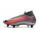 Nike Mercurial Superfly 7 Elite SG-Pro Neighbourhood - Gris Noir Rouge