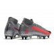 Nike Mercurial Superfly 7 Elite SG-Pro Neighbourhood - Gris Noir Rouge