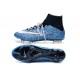 Crampon Chaussure Meilleur Nike Mercurial Superfly 4 FG Safari Bleu Blanc