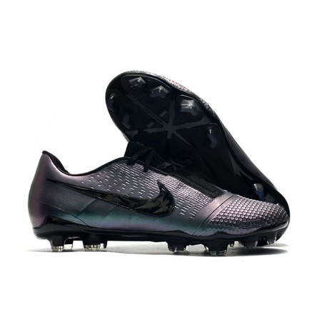 Chaussures Foot Nike Phantom Vnm Elite FG -Noir Bleu Laser Anthracite